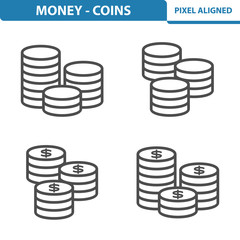 Money - Coins Icons