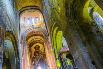 Interior of Svetitskhoveli Cathedral in Mtskheta, Georgia © monticellllo
