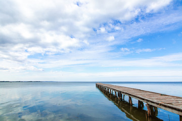 Obraz premium old boat dock