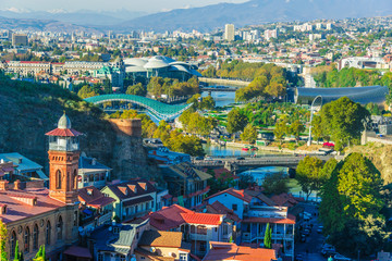Panoramic view of Tbilisi, Georgia