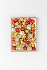 New Year or Christmas decoration background
