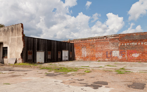 Half Demolished Building