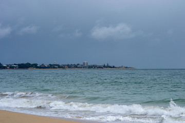 Fototapeta premium Landscape of a beach after sunset