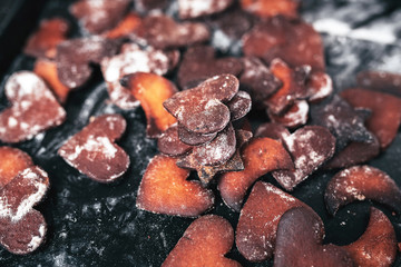 Burned gingerbread cookies