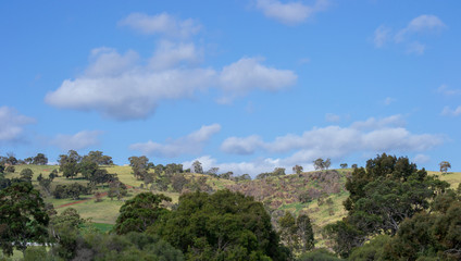 Fototapeta na wymiar landscape of the nature of Perth surroundings