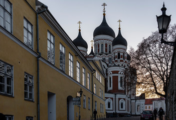 Fototapeta na wymiar Alexander Nevsky Cathedral, Tallinn
