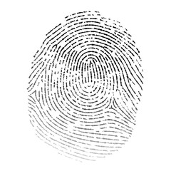 Vector realistic fingerprint