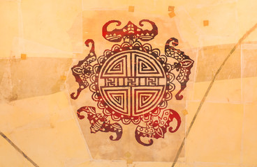 Fototapeta na wymiar Chinese pattern background