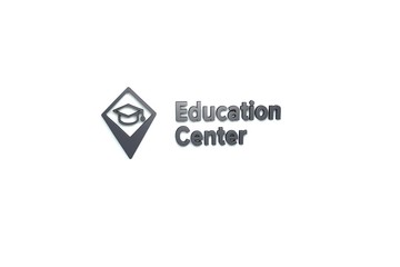 Illustration of Education Center with dark text on white background