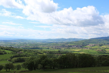 Fototapeta premium VILLAGE DE PELUSSIN - LOIRE