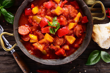 Traditional Hungarian dish - letcho