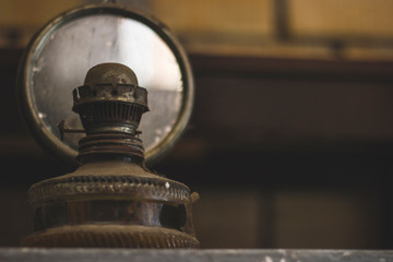 Fototapeta premium petroleum oil lamp