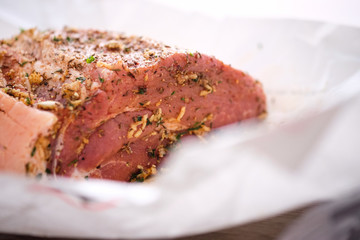 Schweinsbraten vom Grill