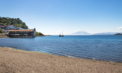 Llanquihue Lake and Osorno Volcano  - Puerto Varas, Chile