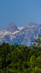 Obraz premium Smartphone HD wallpaper of beautiful alpine view at the Obersalzberg - Berchtesgaden