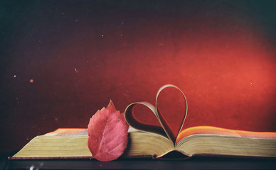 Libro e atmosfera autunnale