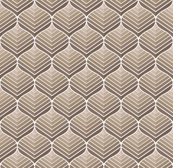 Seamless Art Deco Pattern. Stylish antique background.