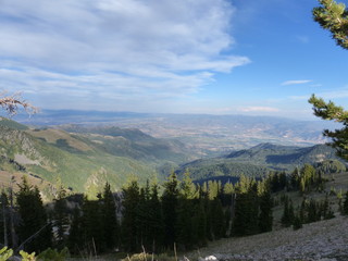 landscape from mountain