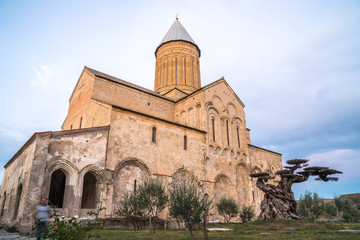 Fototapeta premium Alaverdi Monastery is a Georgian Eastern Orthodox monastery located in the Kakheti region of Eastern Georgia