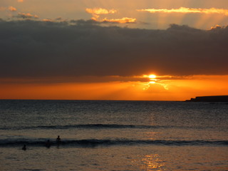 Puesta del sol 