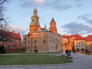 Fototapeta na wymiar Castle in Krakow Poland