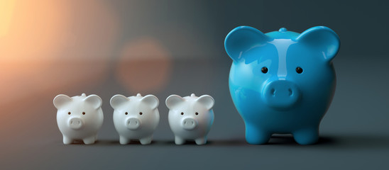 Piggy Bank save money investment