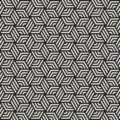 Vector seamless geometric pattern. Simple abstract lines lattice. Repeating elements stylish background