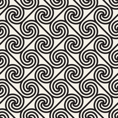 Fototapeta na wymiar Vector seamless pattern. Modern stylish abstract texture. Repeating geometric spiral tiles