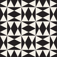 Vector seamless pattern. Modern stylish abstract texture. Repeating geometric rhombus tiles