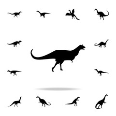 Carnotaurus icon. Detailed set of dinosaur icons. Premium graphic design. One of the collection icons for websites, web design, mobile app