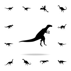 Psittacosaurus icon. Detailed set of dinosaur icons. Premium graphic design. One of the collection icons for websites, web design, mobile app