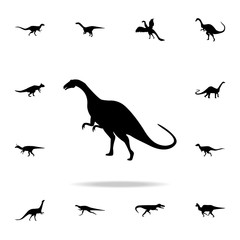 Plateosaurus icon. Detailed set of dinosaur icons. Premium graphic design. One of the collection icons for websites, web design, mobile app