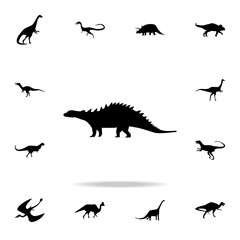 Silvisaur icon. Detailed set of dinosaur icons. Premium graphic design. One of the collection icons for websites, web design, mobile app