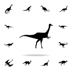 Gallimimis icon. Detailed set of dinosaur icons. Premium graphic design. One of the collection icons for websites, web design, mobile app