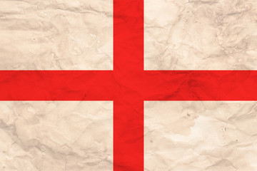 Obraz premium Flag of England in grunge style.