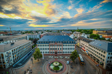 view of the city of Darmstadt