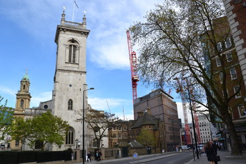 Fototapeta na wymiar Церковь Сент-Эндрю в Холборне, Лондон