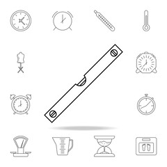 level meter icon. Detailed set of measuring instruments icons. Premium graphic design. One of the collection icons for websites, web design, mobile app