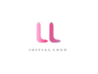 LL Initial Logo for your startup venture