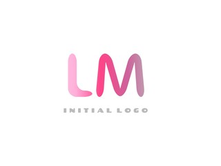 LM Initial Logo for your startup venture