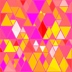 Bright abstract mosaic pattern. Vector background. For design and decorate backdrop. Ceramic tile fragments. Colorful broken tiles trencadis