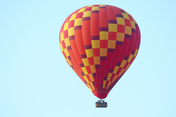 Passenger balloon flying in the sky Cappadocia