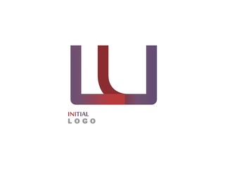 LU Initial Logo for your startup venture