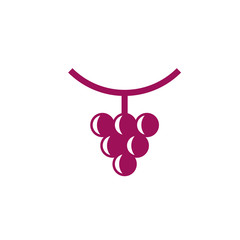 Grape Logo Design Vector