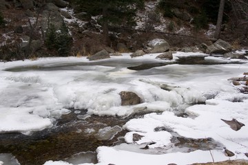 river in winter