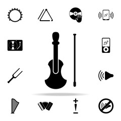 Fototapeta premium violin icon. Music icons universal set for web and mobile