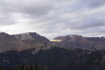 Fototapeta premium view of mountains