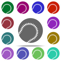 tennis ball icon. Elements of Sport in multi color style icons. Simple icon for websites, web design, mobile app, info graphics