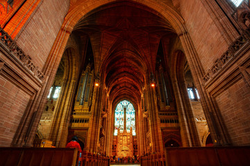 Fototapeta premium Liverpool Cathedral in Liverpool, UK