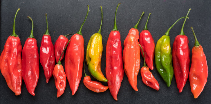 Peruvian hot pepper called Limo Pepper.